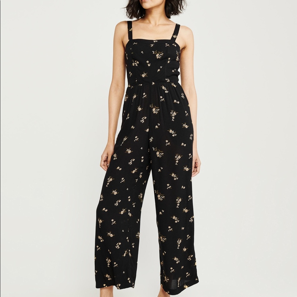 A&F floral jumpsuit